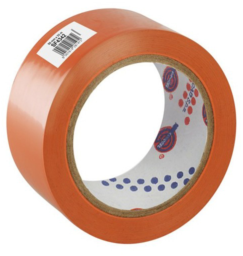 Ruban Adhésif PVC Orange 75 mm x 33 m
