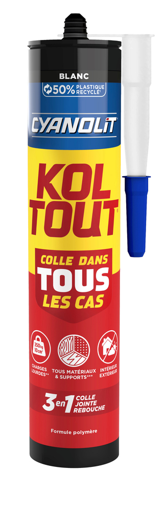 Colle de Fixation Express Blanche Cartouche 290 ml