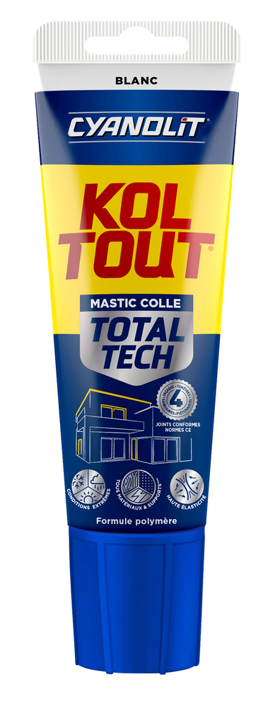 Colle et Joint de Construction Ultra Blanc Tube 125 ml