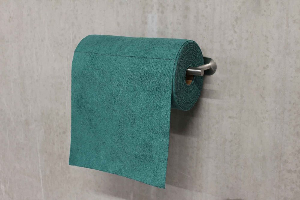 Bobine d'Essuyage Microfibre Vert 75 Feuilles 30 x 30 cm