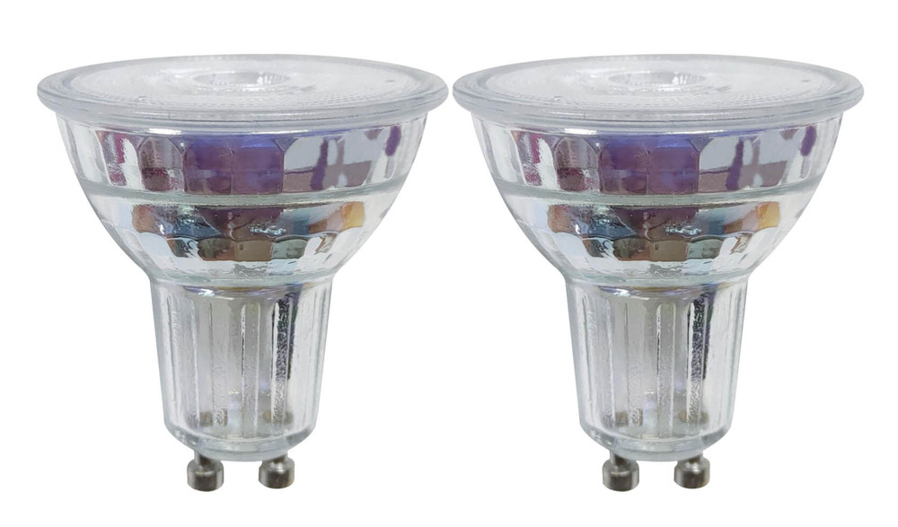 Ampoule Transparente Spot Réflecteur LED GU10 3.6W 345 lm Blanc Chaud Lot de 2