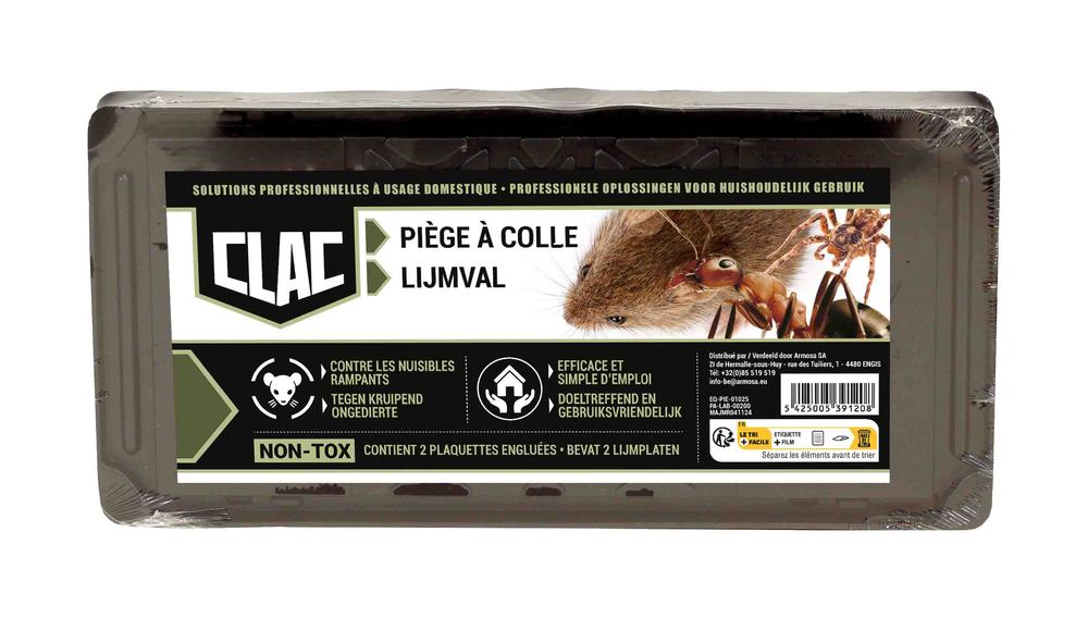 Piège à Colle Anti-Nuisibles Rampants Lot de 2