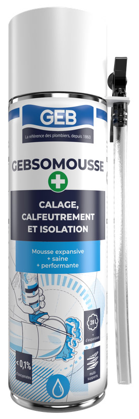 Mousse Expansive Gebsomousse Polyuréthane 500 ml