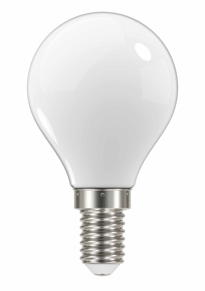 Ampoule LED E14 4W 430 lumens blanc chaud forme poire classique opaque