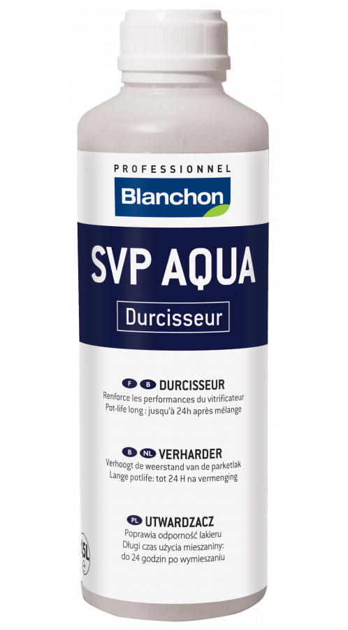 Durcisseur SVP Aqua à base d'eau pour vernis et vitrificateurs bois
