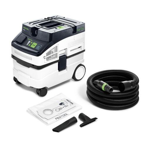Aspirateur professionnel CLEANTEC CT 15 de chantier compact