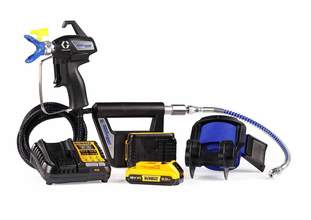  Pistolet Airless Contractor PowerShot + 2 Batteries & 1 Chargeur 20V