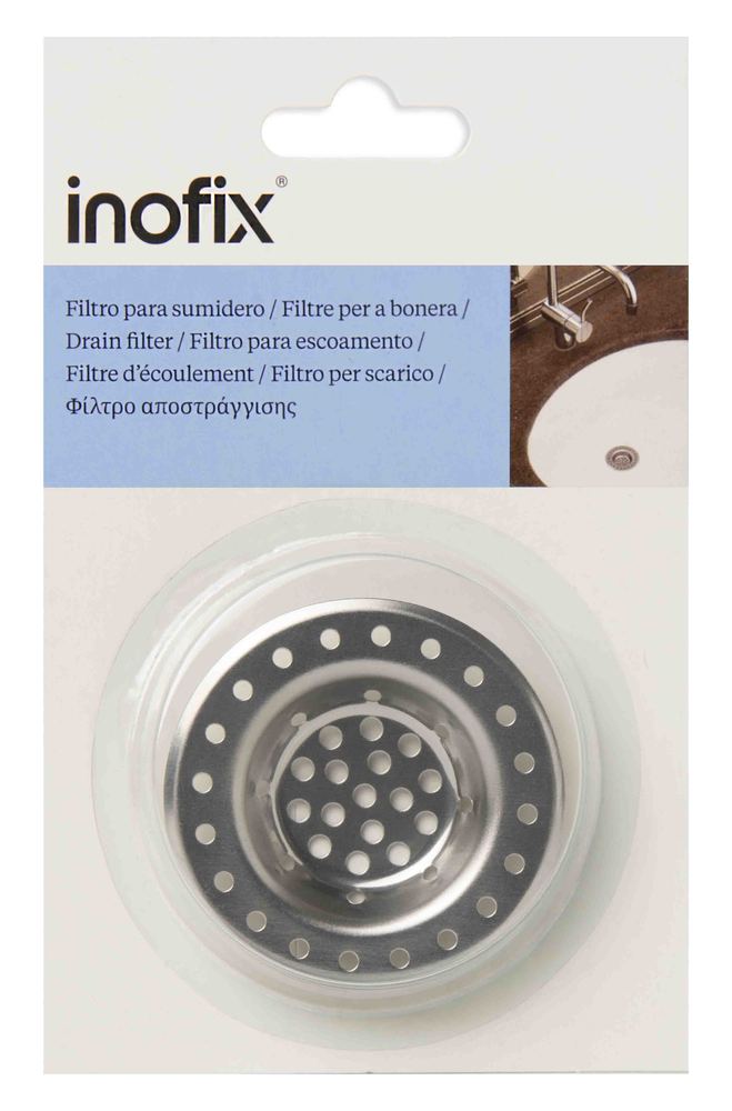 Grille filtre d'évier en acier inoxydable anti-corrosion de 65 mm de diamètre