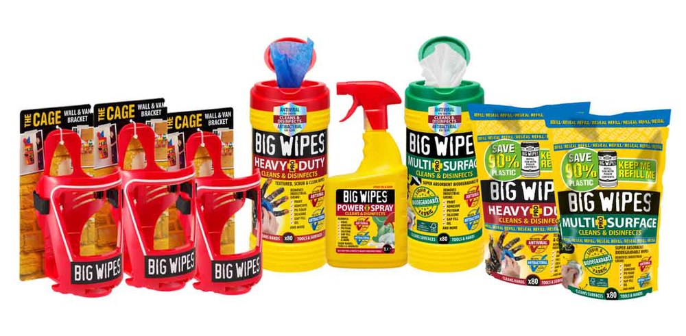 Kit Mobile de Nettoyage - Van System Big Wipes