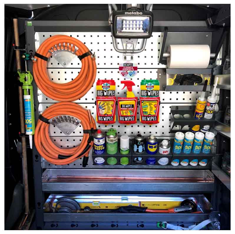 Kit Mobile de Nettoyage - Van System Big Wipes