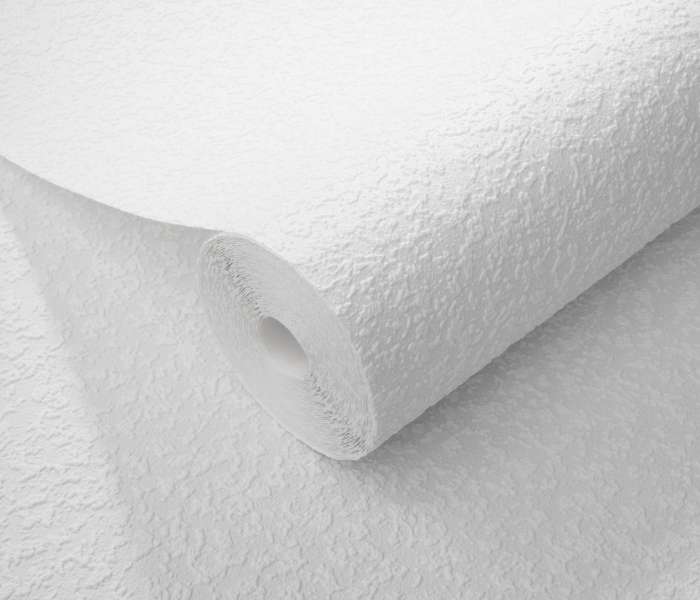 Papier peint intissé à peindre crépi moucheté RollOver Déco 5364-10, format 10.05 x 0.53 m, pour une décoration murale personnalisable.