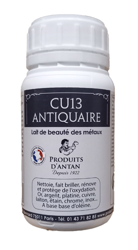 Nettoyant métaux précieux CU13 Entretien Antiquaire 250 ml