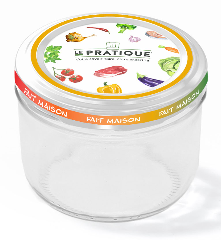 Bocaux Le Pratique 350 ml Ø100 mm Pack de 6