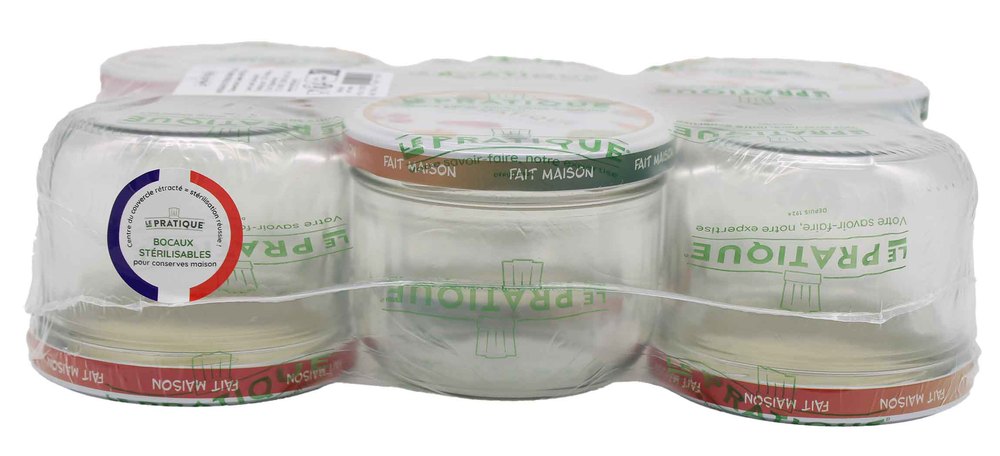 Bocaux Le Pratique 350 ml Ø100 mm Pack de 6