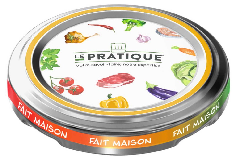 6 Couvercles Stérilisables Pour Bocaux Ø82 mm