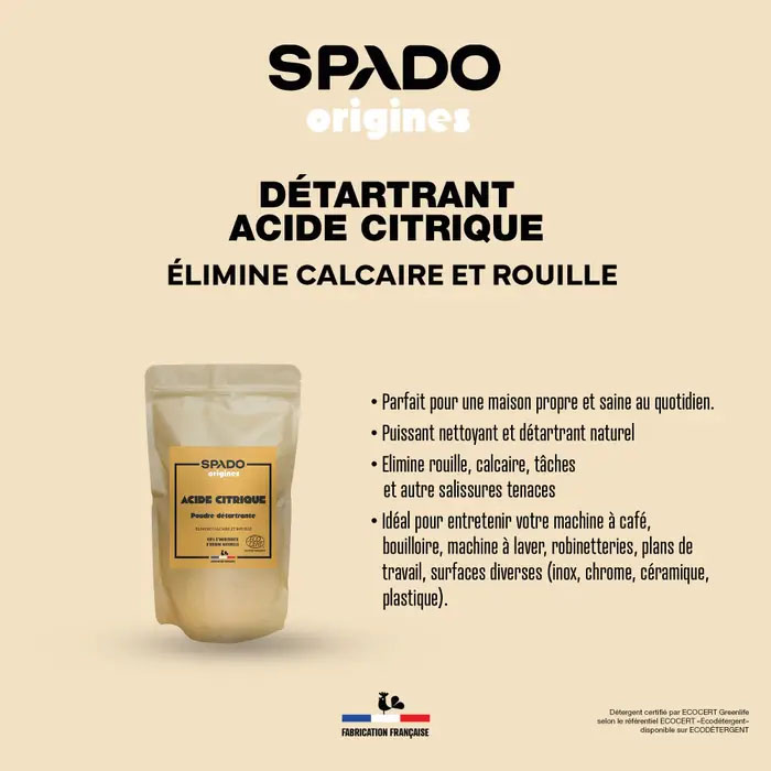Acide Citrique en Poudre 800 g