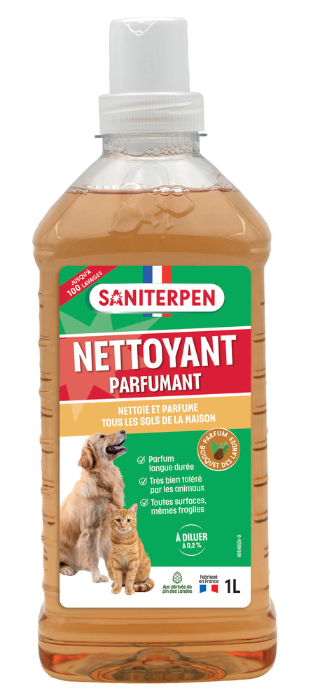 Flacon de nettoyant parfumé Bouquet des Landes 1L pour sols durs