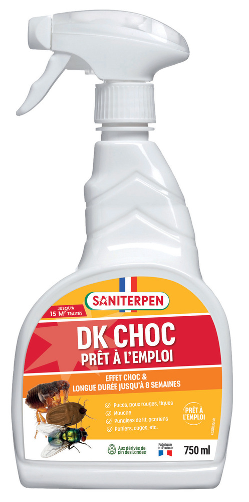 Insecticide DK Choc Prêt à L'Emploi Vaporisateur 750 ml