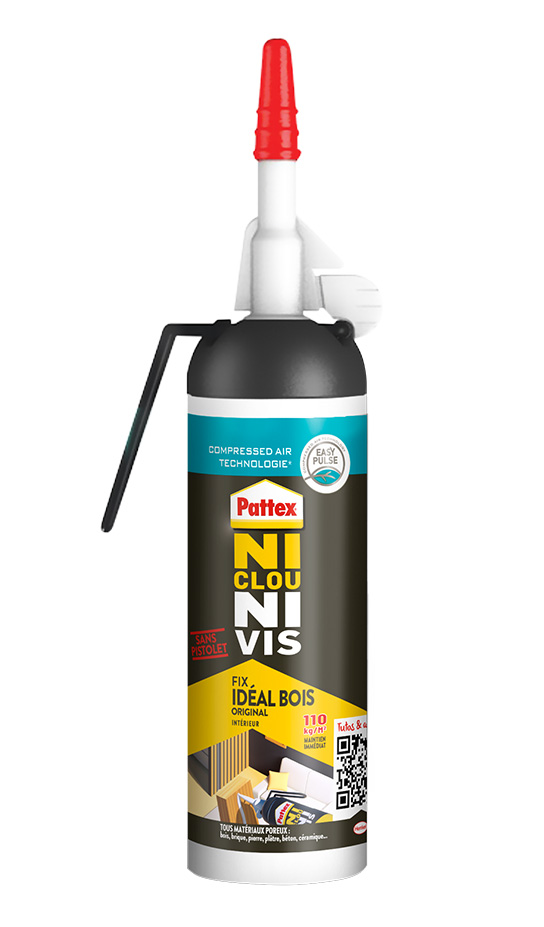 Colle de fixation Ni Clou Ni Vis Extra Fort en tube 133 g pour tous matériaux