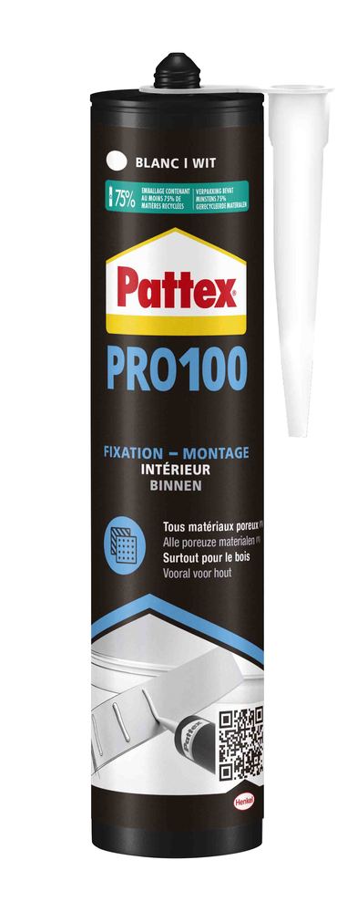 Colle Acrylique PRO100 High Tack Blanc 380 g