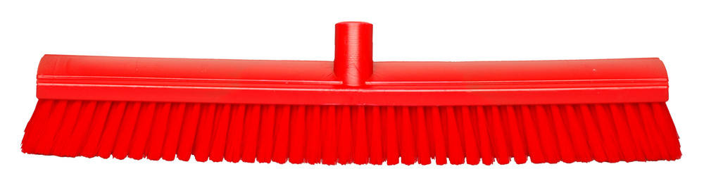 Balai brosshygien rouge de 60 cm pour le nettoyage hygiénique des sols