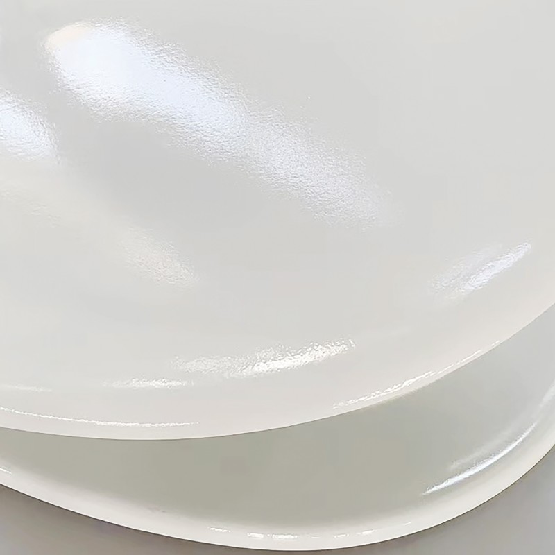 Abattant WC MDF Blanc Charnières Plastique