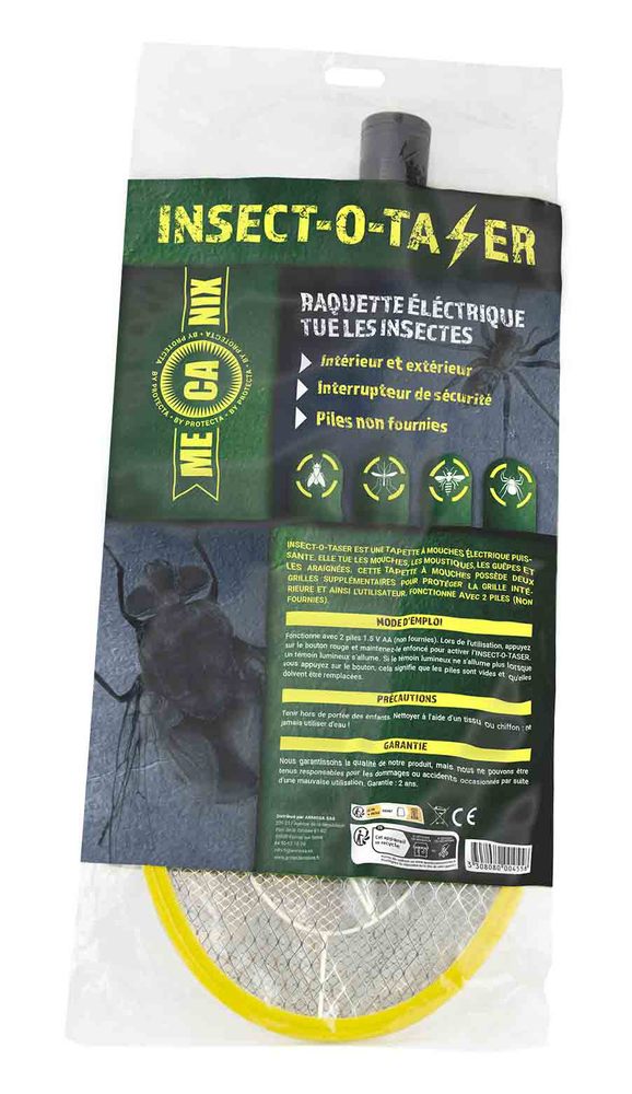 Raquette Électrique Insect-O-Taser Volants et Rampants