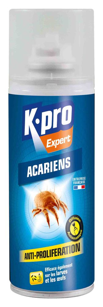 Aérosol anti-acariens à diffusion automatique 200 ml TP18 pour la maison