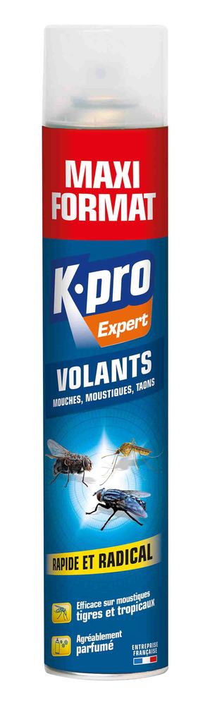 Aérosol insecticide anti-volants maxi format 500 ml