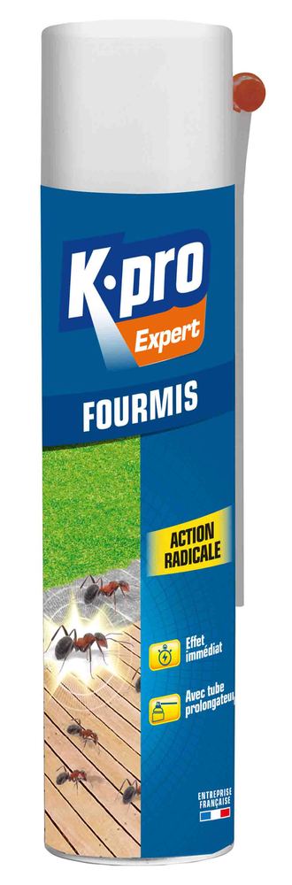 Aérosol insecticide anti-fourmis Action Radicale 400 ml pour une action rapide contre les insectes rampants