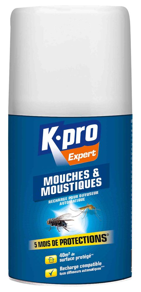 Recharge anti mouches et moustiques pour diffuseur 250 ml TP18