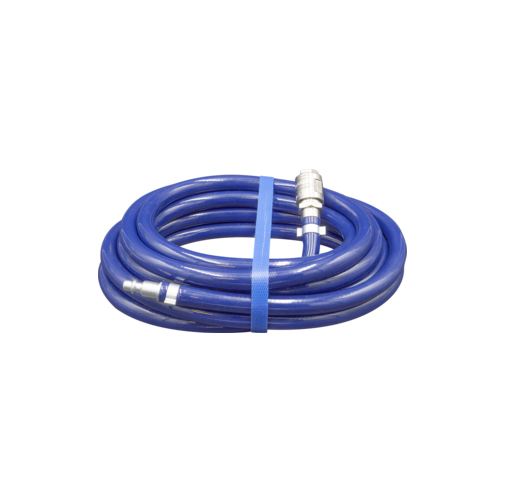 Tuyau armé pour air comprimé Ø8x14 mm, 5 mètres de long, résistant à 20 bar, flexible et durable.