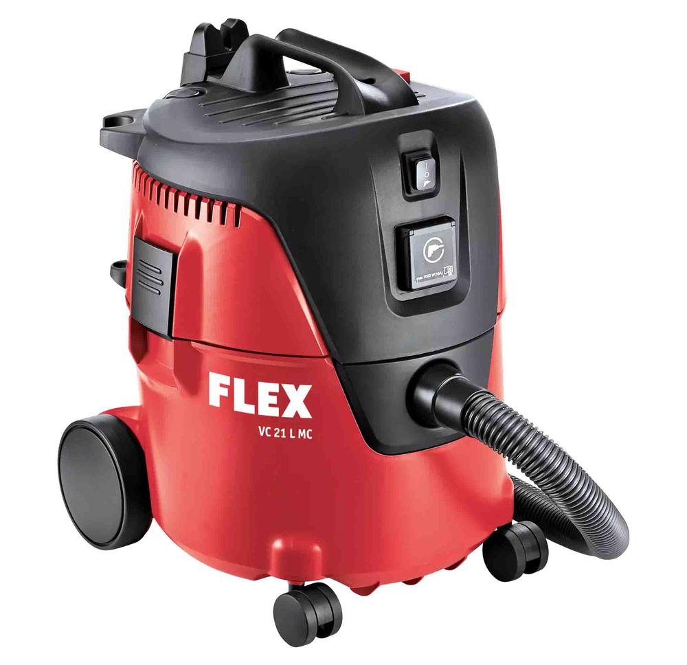 Aspirateur professionnel VC 21 L MC 20L eau et poussière avec cuve inox et roulettes