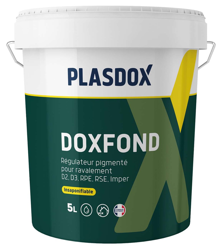 Impression et fixateur Doxfond Blanc pour façades, haute adhérence