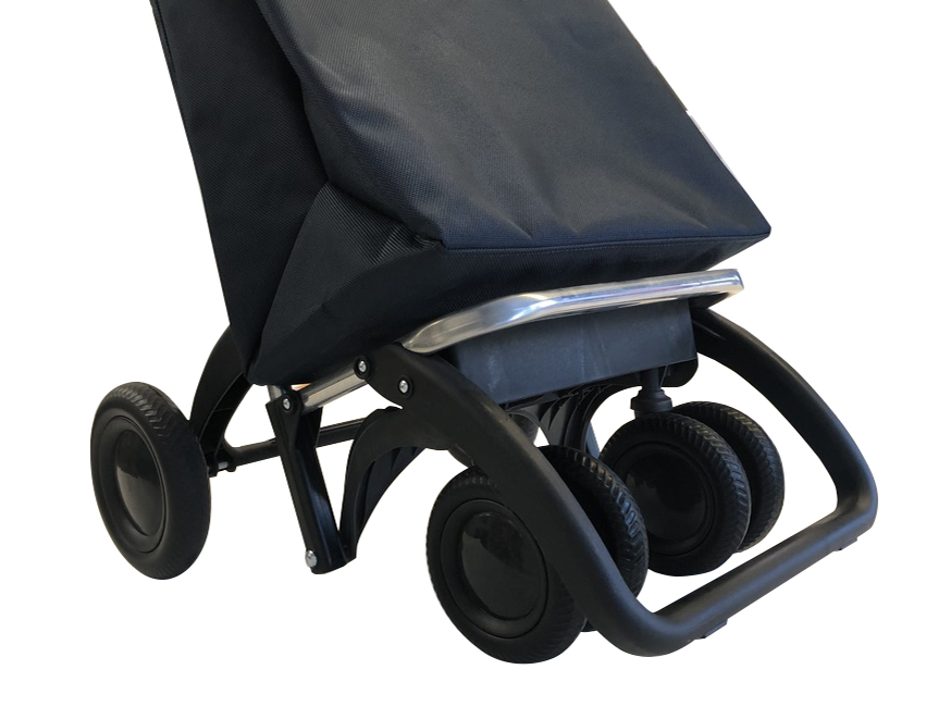  Poussette de Marché Pliable I-Max MF 4L Tour 4 Roues - 2 Pivotantes Pliantes 43L