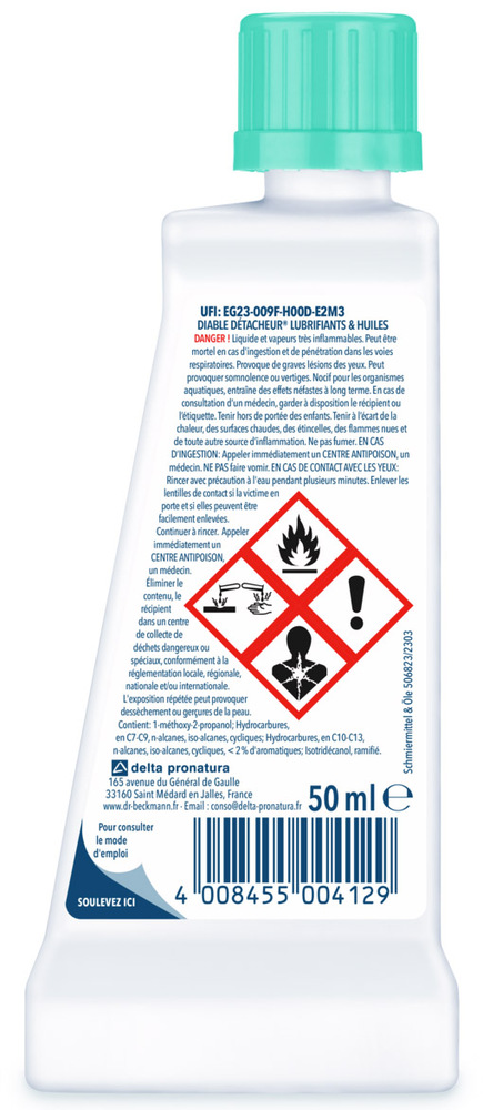 Diable Détacheur Lubrifiants et Huiles 50 ml