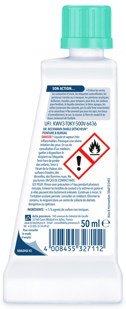 Diable Détacheur Peinture et Bureau 50 ml