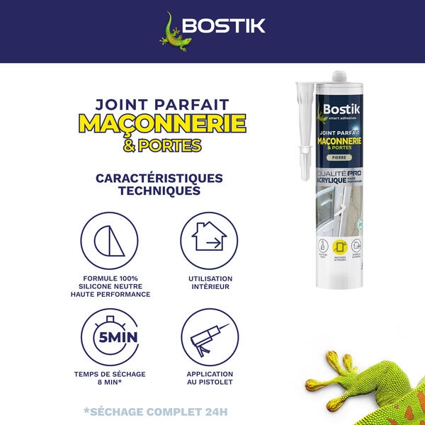 Joint Parfait Mastic d'Etanchéité Maçonnerie et Portes 280 ml