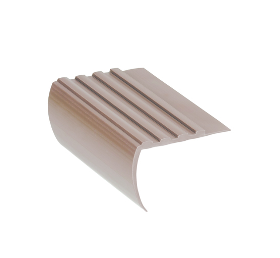 Nez de marche PVC N35D droit brun 2.5 mm x 3 m