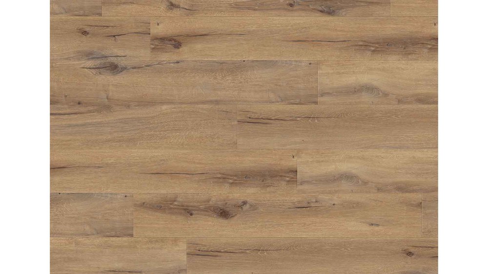 Lames de sol PVC LVT clipsables Creation 40 couleur Cedar Brown, effet bois naturel, dimensions XL 239.6 x 1460.8 mm