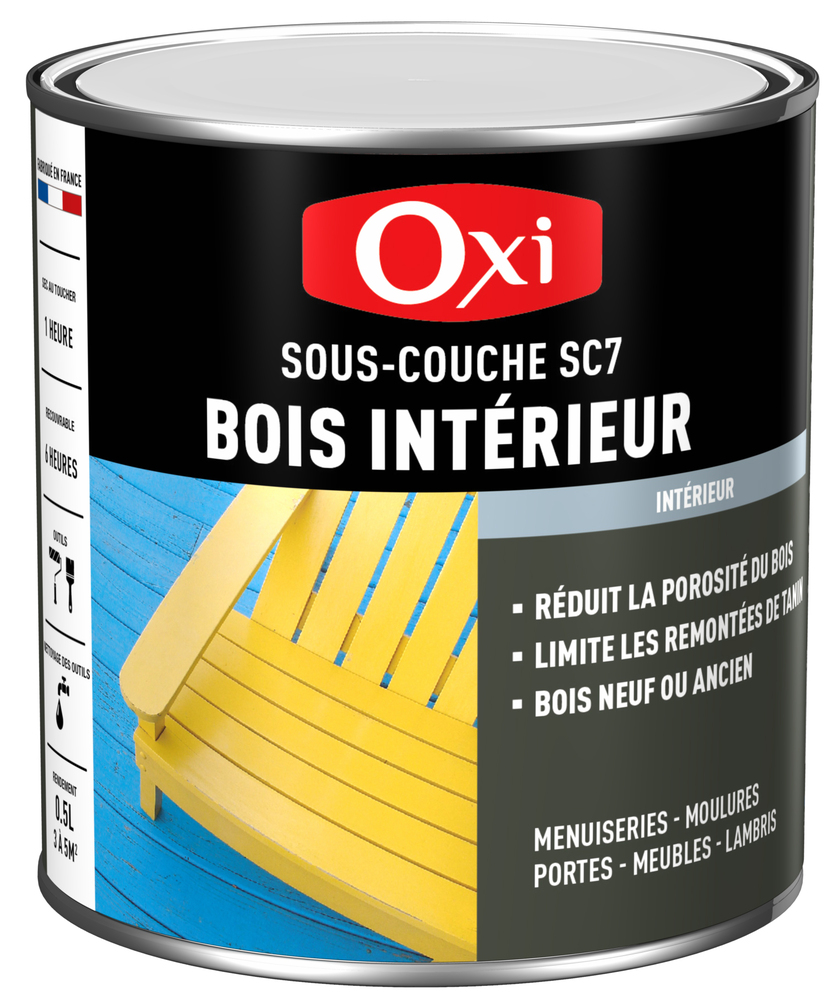 Sous-couche bois intérieur SC7, améliore l'adhérence de la peinture
