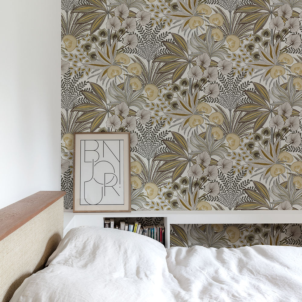 A69002 - Papier Peint Vinyle Intissé Jody Crème