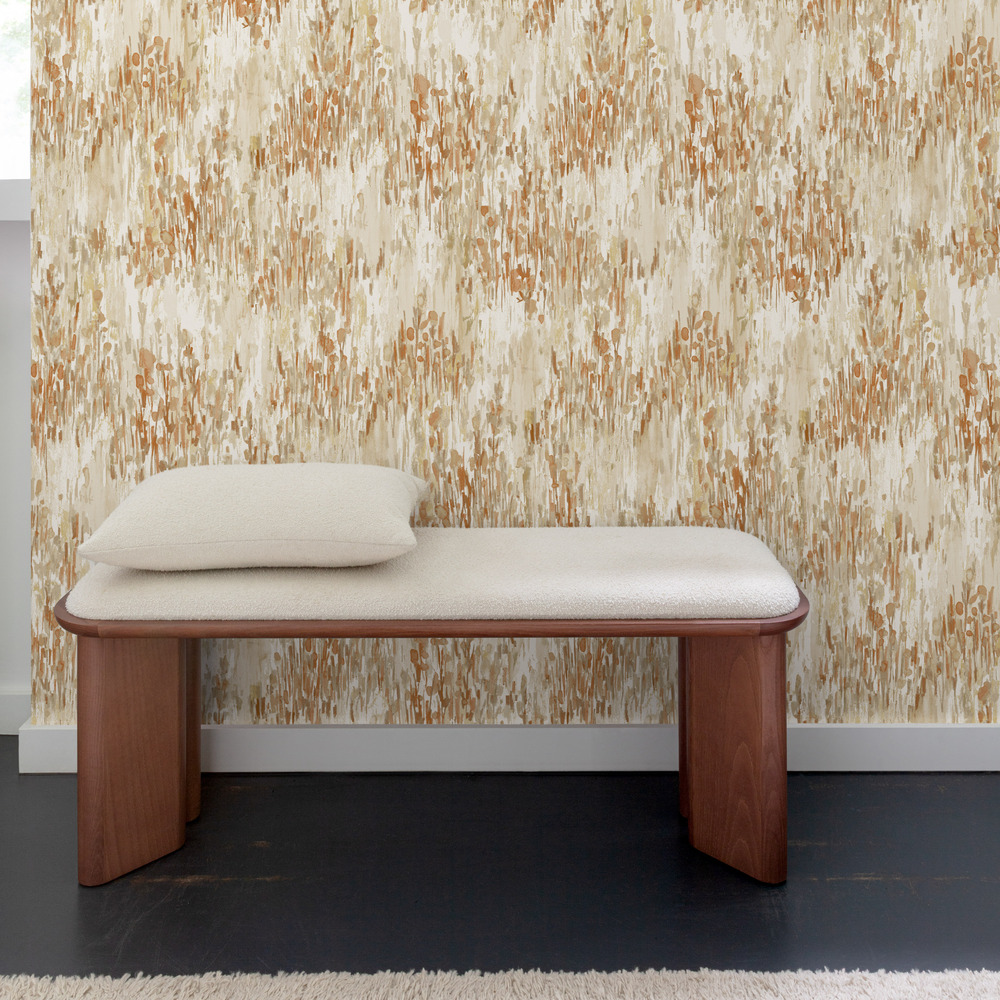 A82802 - Papier Peint Vinyle Intissé Abstract Grass Terra