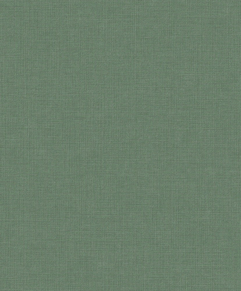 Papier Peint Vinyle Intissé Solena Vert Foncé A71009, texture raffinée et pose facile
