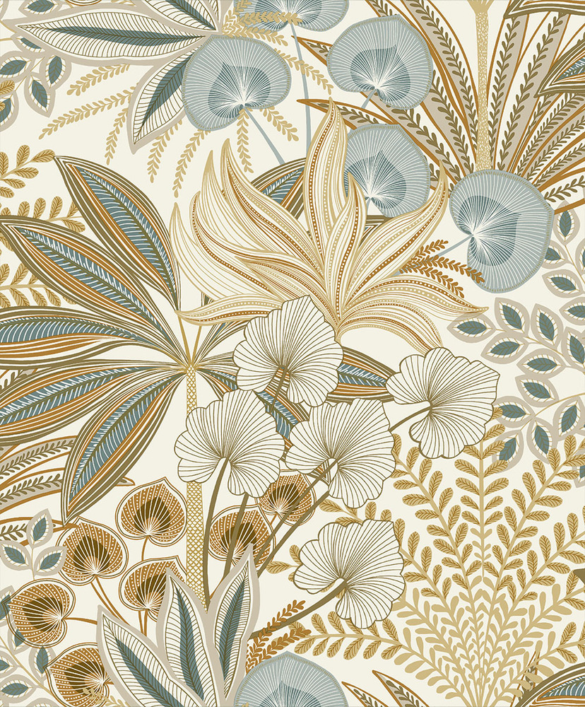 Papier peint vinyle intissé Jody vert, aspect texturé