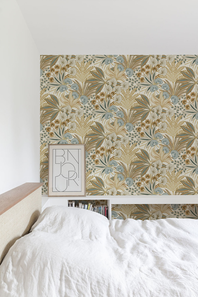 206303 - Papier Peint Vinyle Intissé Jody Vert