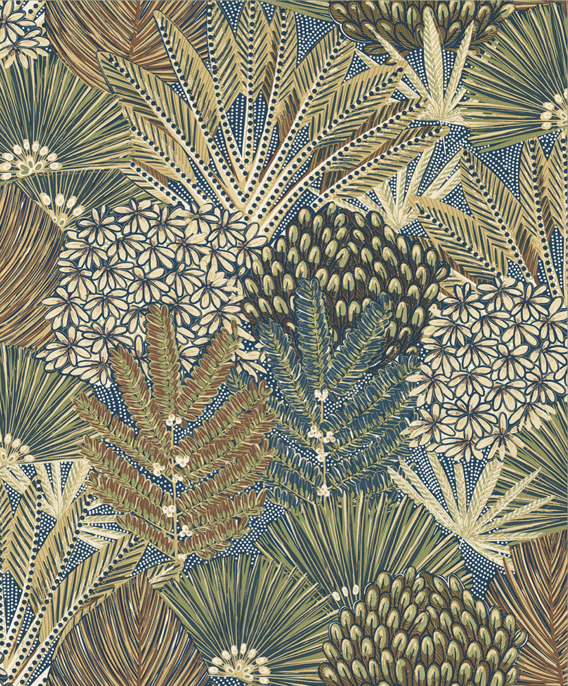 Papier peint vinyle intissé Muse multicolore MU3306 au design moderne