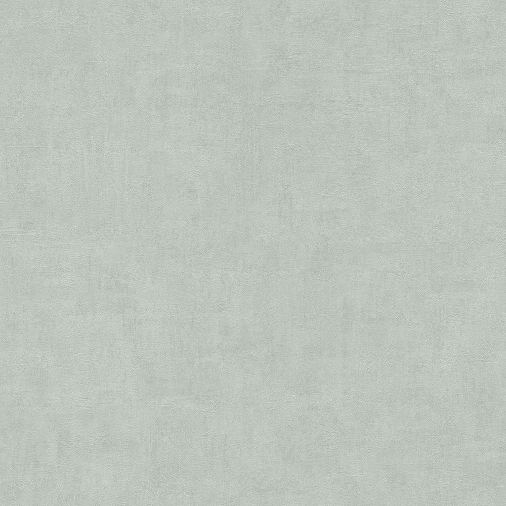 Papier peint vinyle intissé A51518 vert céladon patine uni, résistant et lavable
