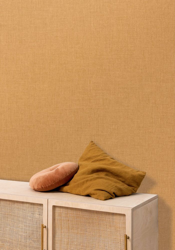 LNE103222440 - Papier Peint Vinyle Sur Intissé Ocre