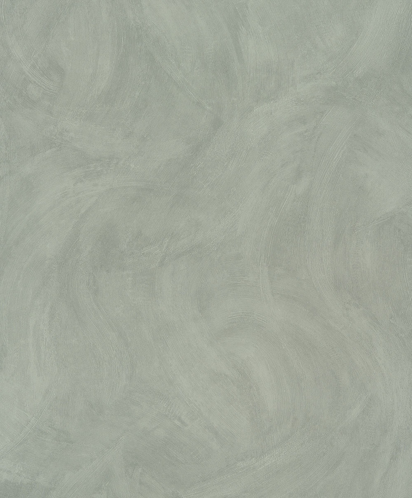 Papier Peint Vinyle Intissé A78710 motif Spatule, couleur vert eucalyptus, aspect texturé